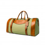 Medium Sutherland Bag in Safari Green and Mid Tan