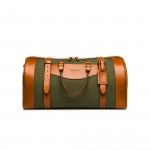 Sutherland Bag - Small- Hunter Green and Mid Tan