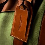 Large Sutherland Bag in Safari Green and Mid Tan