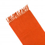 Pure Cashmere Scarf in Blaze Orange