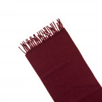 Pure Cashmere Scarf in Burgundy