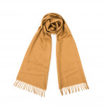 Pure Cashmere Scarf in Camel