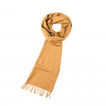 Pure Cashmere Scarf in Camel