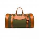 Medium Sutherland Bag in Hunter Green & Mid Tan