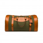 Medium Sutherland Bag in Hunter Green & Mid Tan