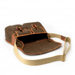Bishop Bag In Sand Waxed Cotton