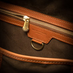Bishop Bag In Sand Waxed Cotton