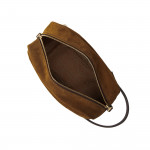 Bournbrook Washbag in Walnut Suede