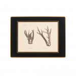 Antler Print Traditional Place Mat - Roe Buck