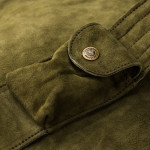 Impala Haversack in Olive Suede