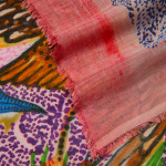 Peter Beard Collaboration Conference of Birds Scarf
