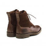 Galway Shearling Lined Leather & Suede Boots