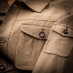 Linen Selous Safari Jacket in Hessian