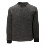 Keyport Wool Crewneck in Charcoal Heather