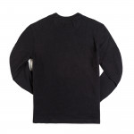 Waffle Knit Thermal Crew Neck in Navy