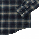 Alaskan Guide Shirt in Navy, Pine and Bronze Plaid