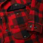 Mackinaw Cruiser in Red & Black Plaid