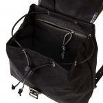 Drawstring Backpack in Black