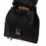 Drawstring Backpack in Black