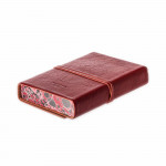 Leather Notebook in Crimson