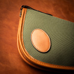 Deeley Shotgun Slip in Hunter Green & Mid Tan