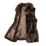 Ladies Erna Fur Gilet