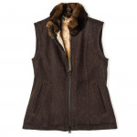 Ladies Fuschlsee Fur Lined Waistcoat