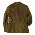 Men's Franz Ferdinand Suede Jacket in Moss