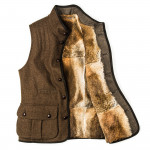 Men's Ambros Waistcoat with Rabbit Fur Lining