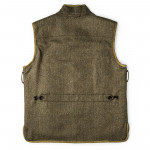 Men's Hector Fur Lined Herringbone Tweed Waistcoat