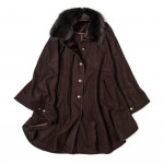 Ladies Stella Cape With Fur