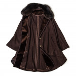 Ladies Stella Cape With Fur