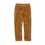 Relaxed Fit Corduroy Trousers in Tan