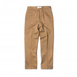 Relaxed Fit Twill Trousers in Tan