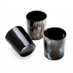 Polished Horn Whiskey Tot