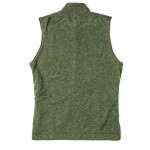 Reversible Cashmere Gilet in Olive & Navy