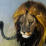 In the Long Grass - Oil on linen