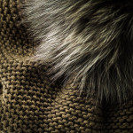 Cashmere &  Fox Fur Knit Hat in Olive