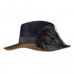 Ladies Indi Hat in Navy & Brown