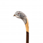 Hand Carved Ptarmigan Walking Stick