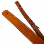 2" Leather Rifle Sling in Mid Tan