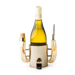 Wine Bottle Rest With Warthog Handles