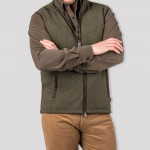 Lyell Fleece Gilet in Moss