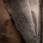 Jefferson Shearling Knitted Jacket