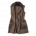 Ladies Shearling & Wool Lilliya Gilet