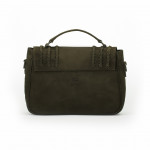 Just About You Bag in Olive Goat Suede