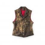 Men's Leather Goucho Waistcoat