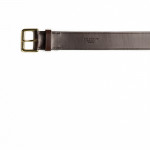 2" Leather Belt - Dark Tan