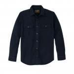 Vintage Flannel Work Shirt in Dark Navy Salute