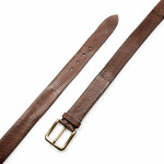 Lizard Skin Belt in Brown